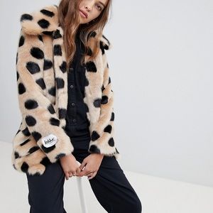 Jakke faux fur designer coat